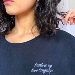 Rachel Hollis Hustle sweatshirt boss babes only ;)